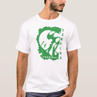 je suis T-shirt vert de NEDA Iran