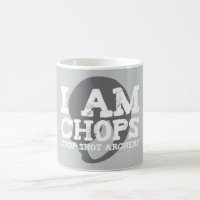 Je suis tasse de logo de côtelettes