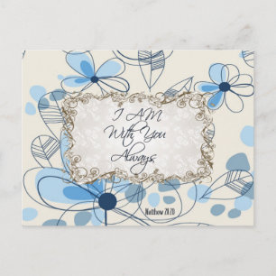 "Je Suis Toujours Avec Vous" - Carte Postale