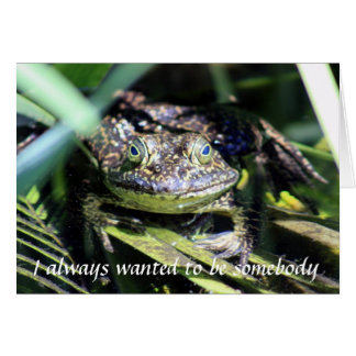 Je suis toujours Recherché d'être quelqu'un Carte