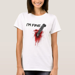 Je suis très sanglante (côté arrière) T-shirt