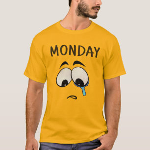 Je suis triste c'est lundi T-shirt