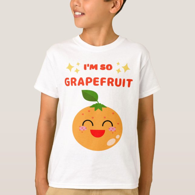 JE SUIS TROP PAMPLEMOUSSE  T-Shirt (Devant)