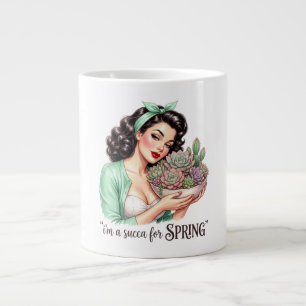 Je suis un adepte du printemps Tasse à café avec
