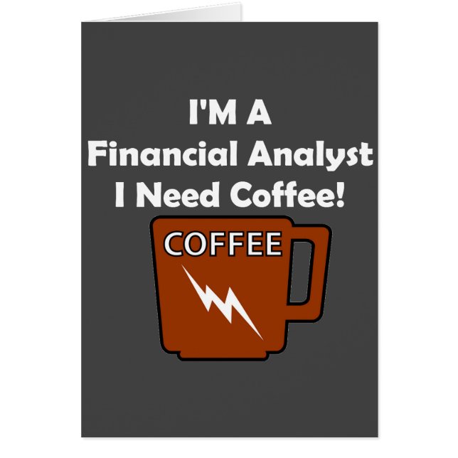Je suis un analyste, j'ai besoin de café ! (Devant)
