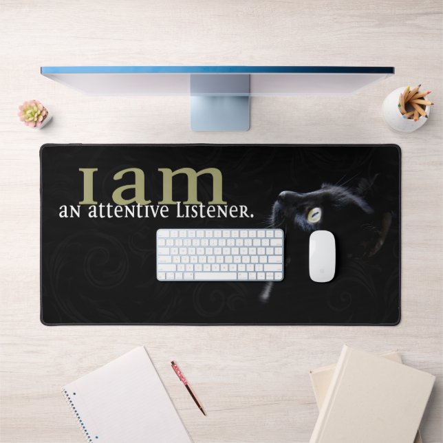Je suis un auditeur attentif Motivation Affirmatio (Bureau 1)