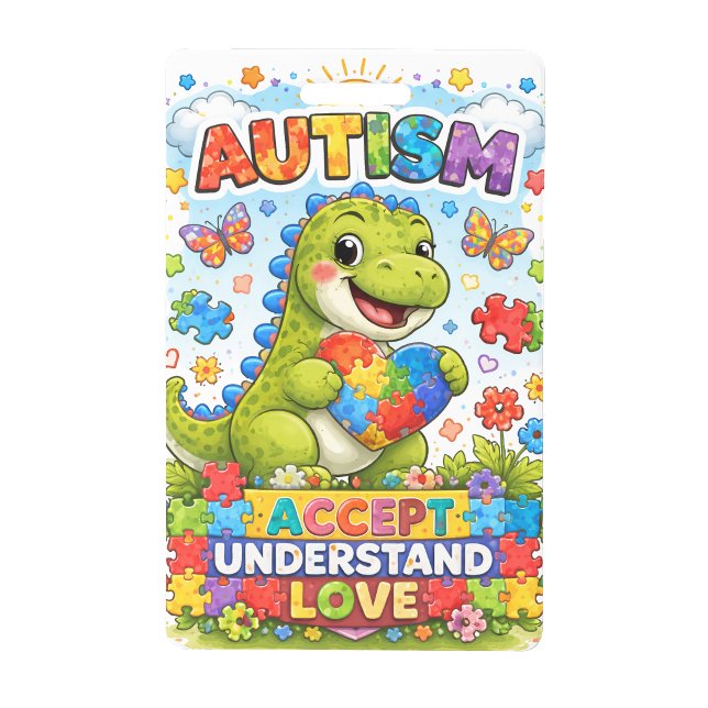 Je suis un badge de carte d'identité d'alerte auti (I'm Autistic Alert ID Card Badge)