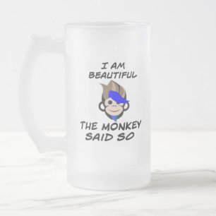 Je suis un beau singe dit Mug