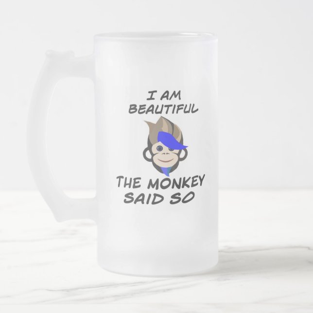 Je suis un beau singe dit Mug (Gauche)