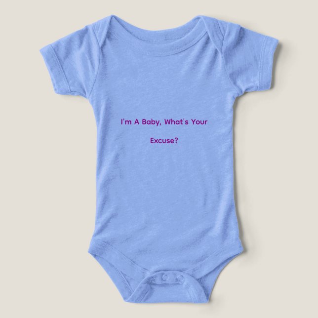Je Suis Un Bébé (Design Recto)