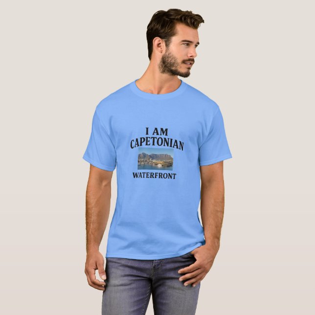 Je suis un Capetonian – Édition Waterfront T-Shirt (Devant entier)