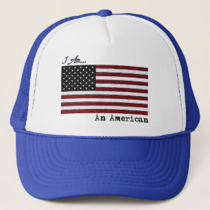 JE SUIS un casquette américain de camionneur