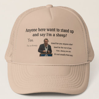 Je suis un casquette de Hitchens de moutons