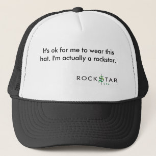 Je suis un casquette de Rockstar