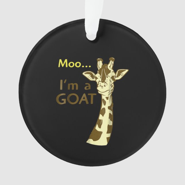 Je suis un Cool de chèvre qui confuse la Giraffe (devant)