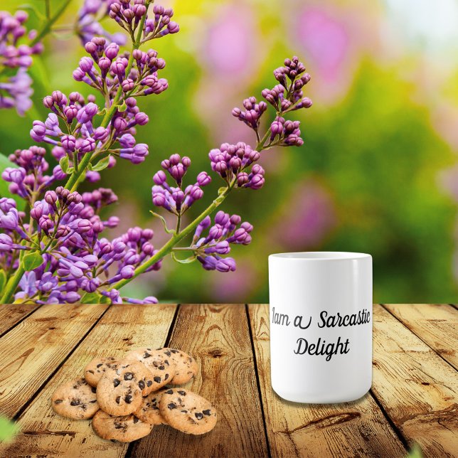 Je suis un délice sarcastique amusant café Mug (Créateur téléchargé)