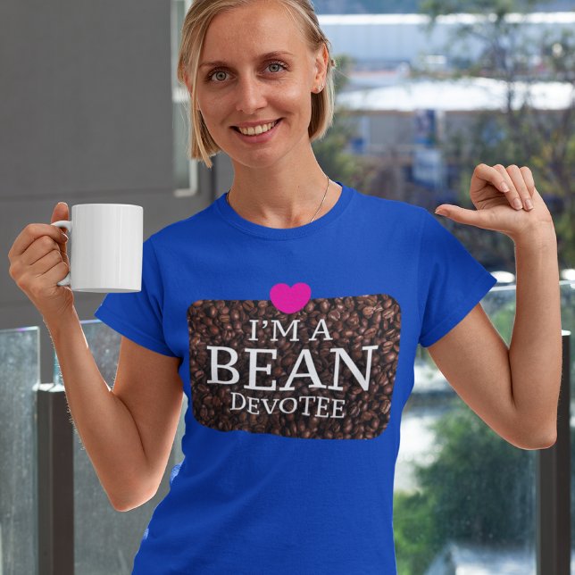 Je suis un dévot, T-shirt imprimé café (Créateur téléchargé)