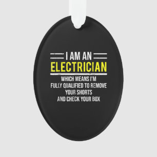 Je Suis Un Électricien Funny Electrical Worker Cad