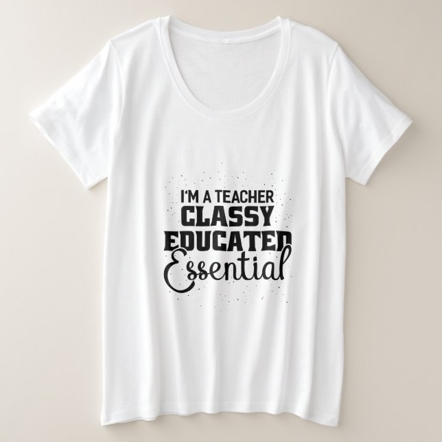 Je Suis Un Enseignant Éducateur De Classe Essentie (Design devant)