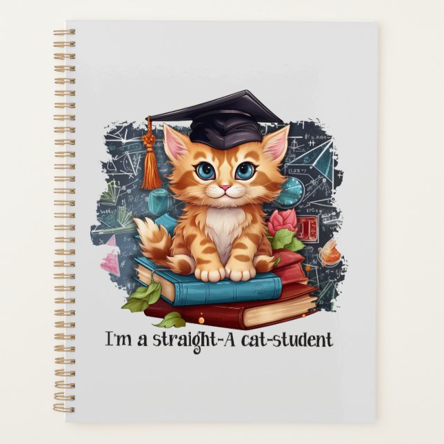 Je suis un étudiant en chats droit (Devant)