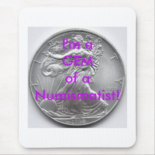 Je suis un GEM numismate ! Tapis de souris