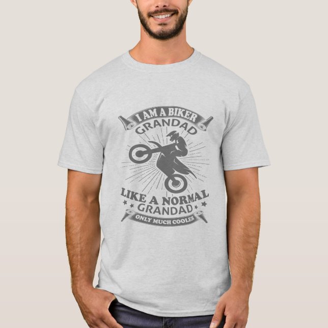 Je suis un grand t-shirt de Biker (Devant)