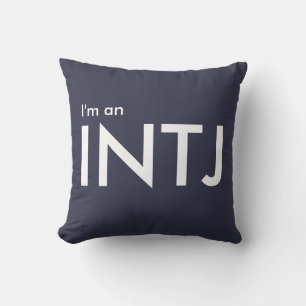 Je suis un INTJ - Personnalité Type Carré Coussin