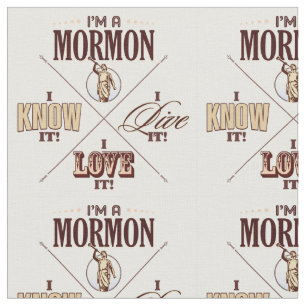 Je suis un mormon, je connais lui, le tissu etc.