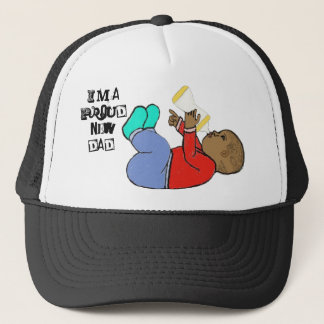 Je suis un nouveau casquette fier de papa
