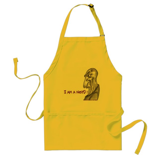 JE SUIS UN NOYD ! Tablier jaune (Devant)