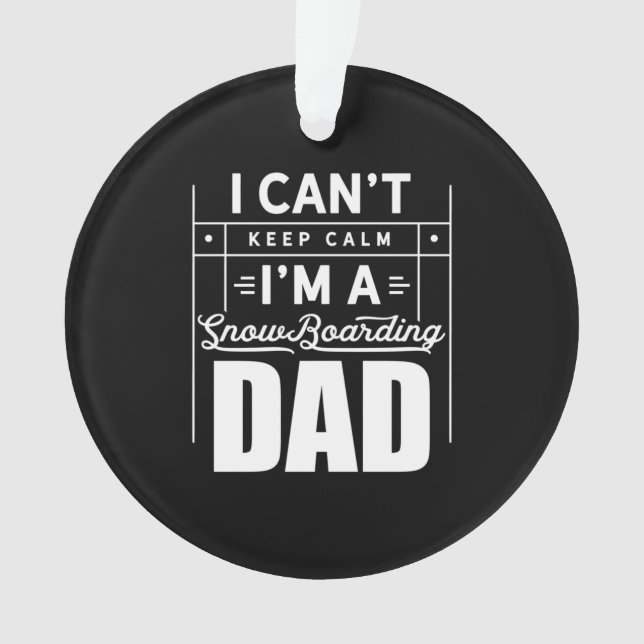 Je Suis Un Papa De Snowboard (devant)