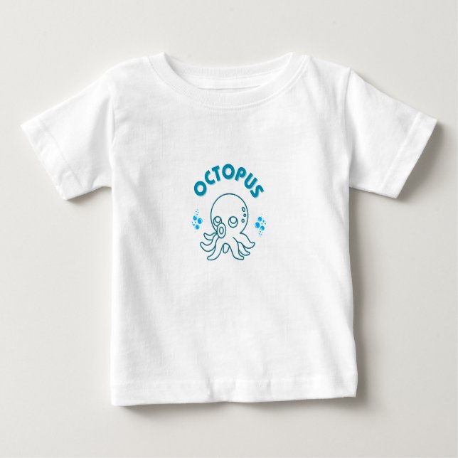 Je suis un peu... OCTOPUS ! T-shirts pour enfants (Devant)