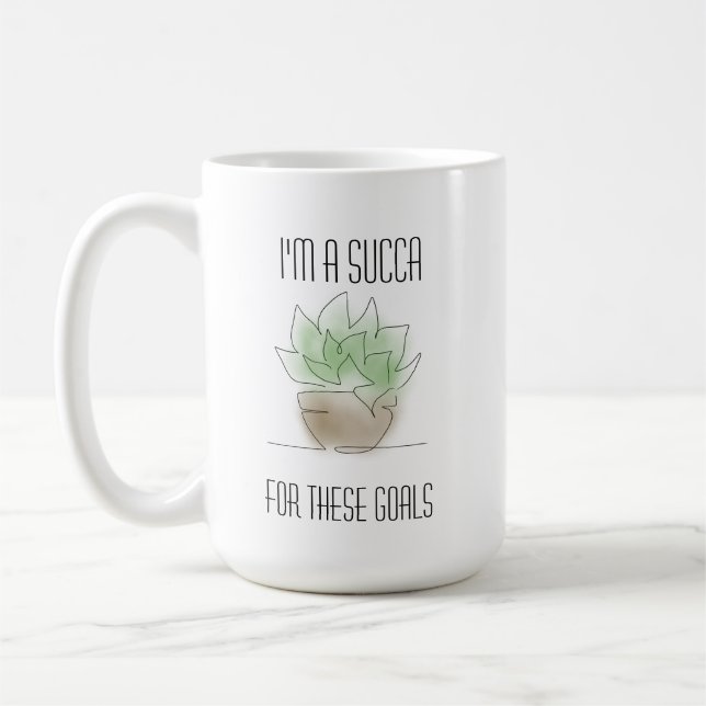 Je suis Un Plante Succulent de la Mug (Gauche)