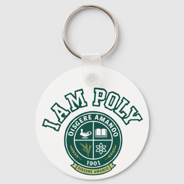 Je suis un porte-clés classique I AM POLY (Verso)