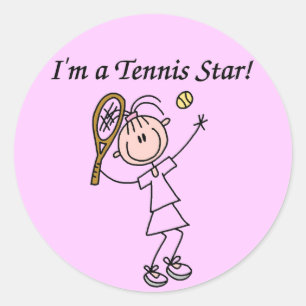 Je suis un Stickers Star Tennis