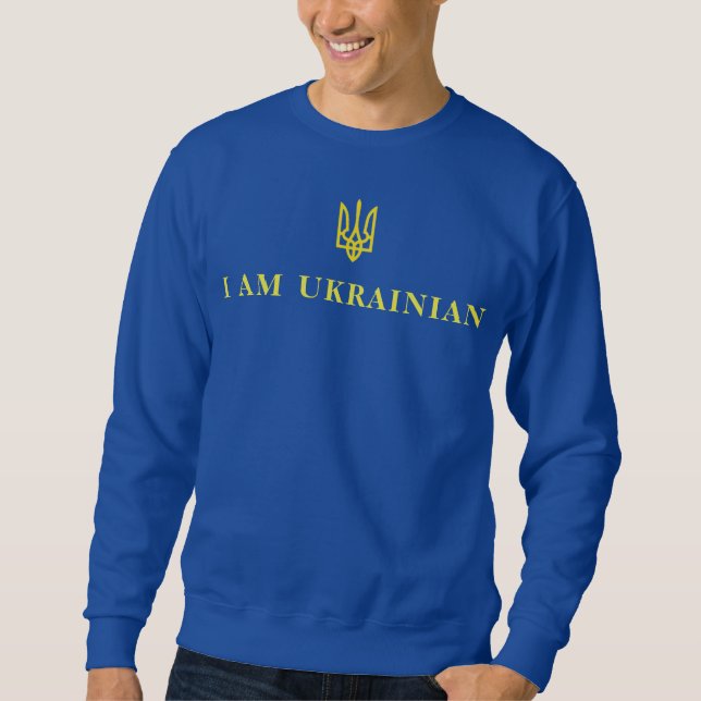 JE SUIS UN Sweatshirt UKRAINIEN Zelenske (Devant)