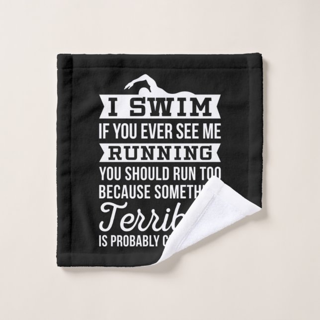 Je Suis Un Swimmer (Gant de toilette)