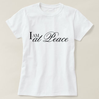 Je suis un T-Shirt d'affirmation de paix, prière m