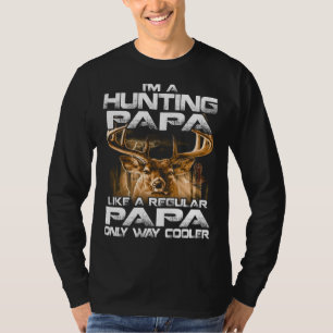 Je suis un T-shirt de chasse PAPA Vintage Deer Gra