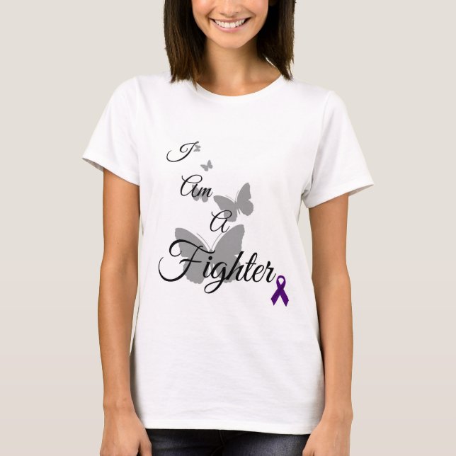 Je suis un T-shirt de fibromyalgie de combattant (Devant)
