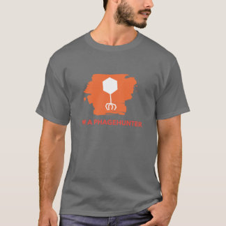 Je suis un T-shirt de logo de Phagehunter (orange)