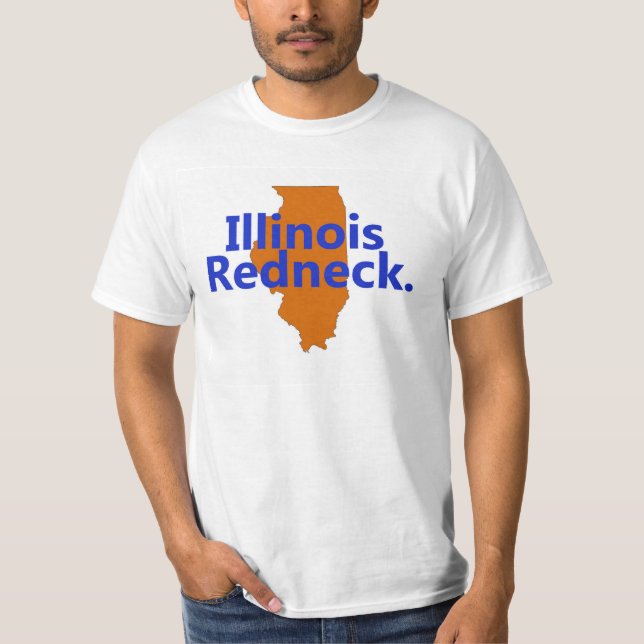 Je suis un T-shirt d'hommes de plouc de l'Illinois (Devant)