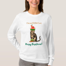 Je suis un T-shirt Elfie Cat