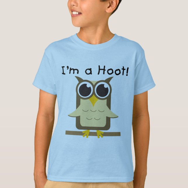 Je suis un t-shirt Hoot et des cadeaux (Devant)
