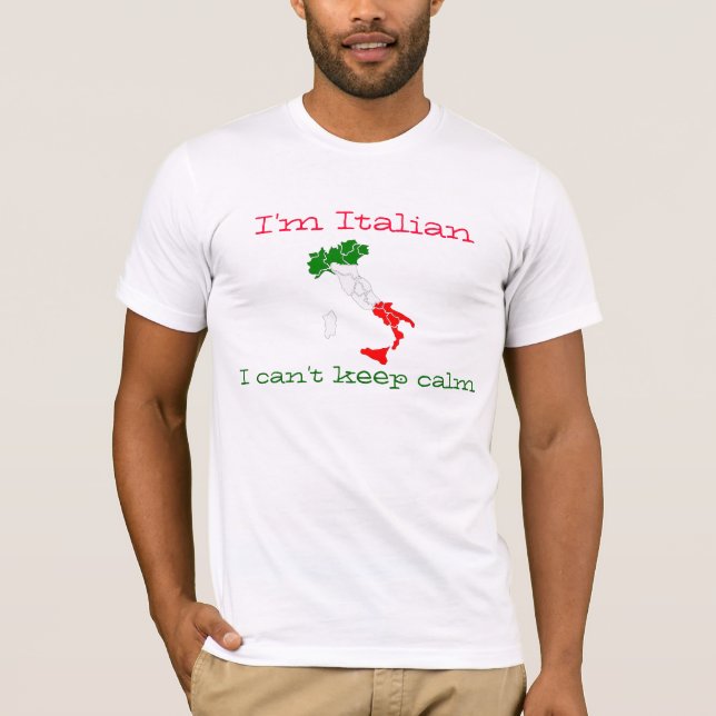 Je suis un t-shirt italien (Devant)