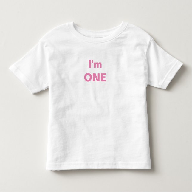 Je suis un t-shirt pour enfants personnalisé (Devant)