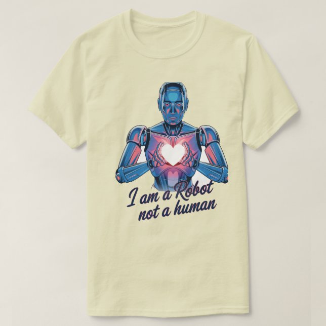 Je suis un t-shirt Robot Peinture (Design devant)