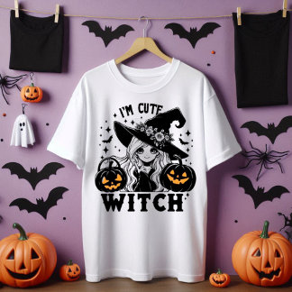Je suis un T-shirt sorcière mignon
