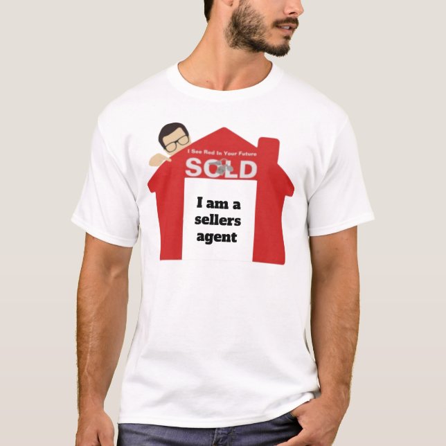 Je suis un vendeur agent immobilier T-shirt (Devant)