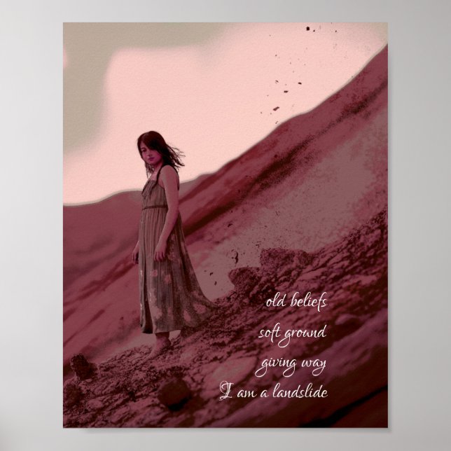 Je suis une affiche de glissement de terrain Impre (Devant)